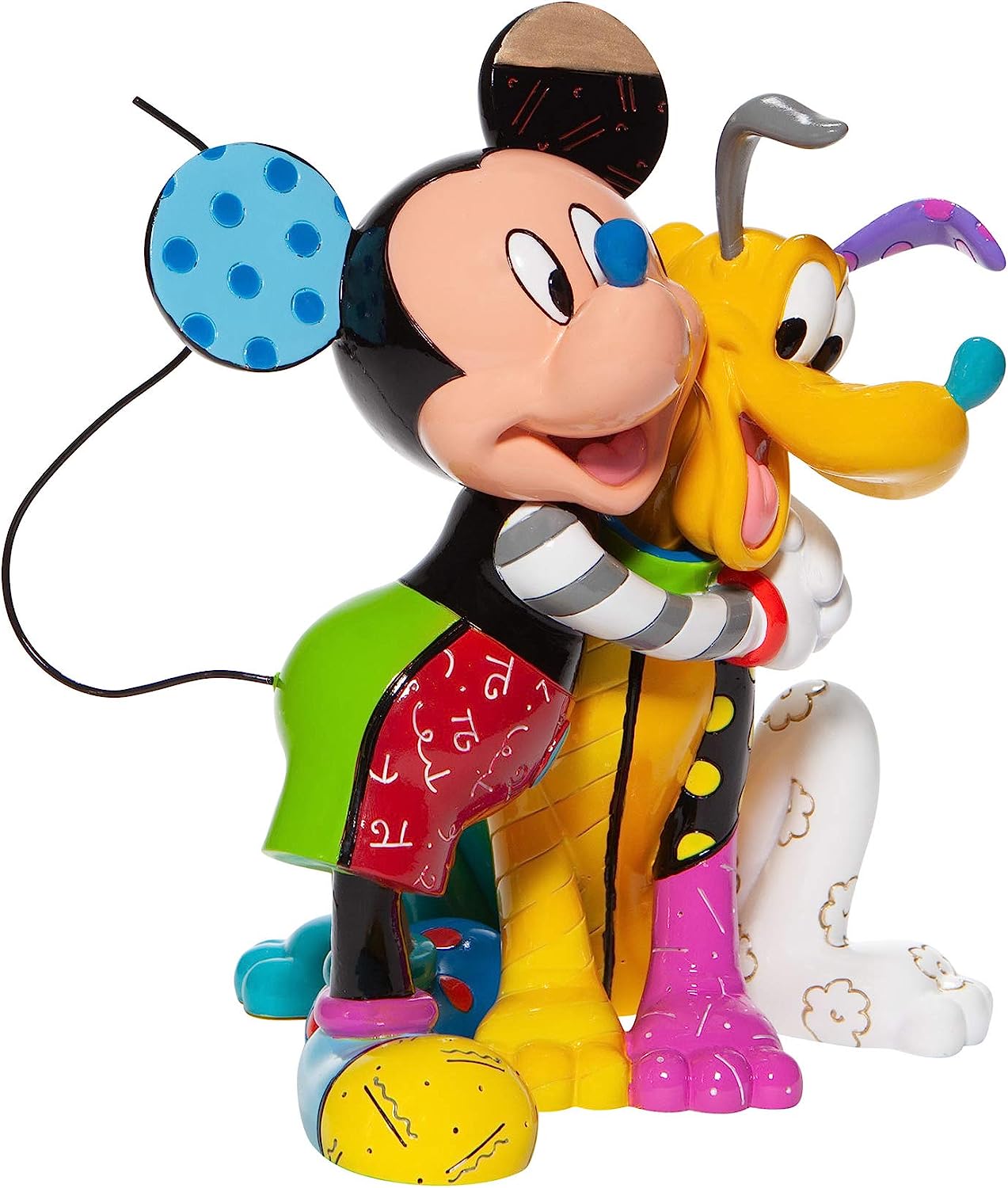 数量は多 エネスコ Enesco 置物 インテリア 海外モデル アメリカ 送料無料 Enesco Disney By Romero Britto Mickey Mouse Hugging Pluto Figurine 8 46 Inch Multicolorエネスコ Enesco 置物 インテリア 海外モデル アメリカ 内祝い Danielagregis It