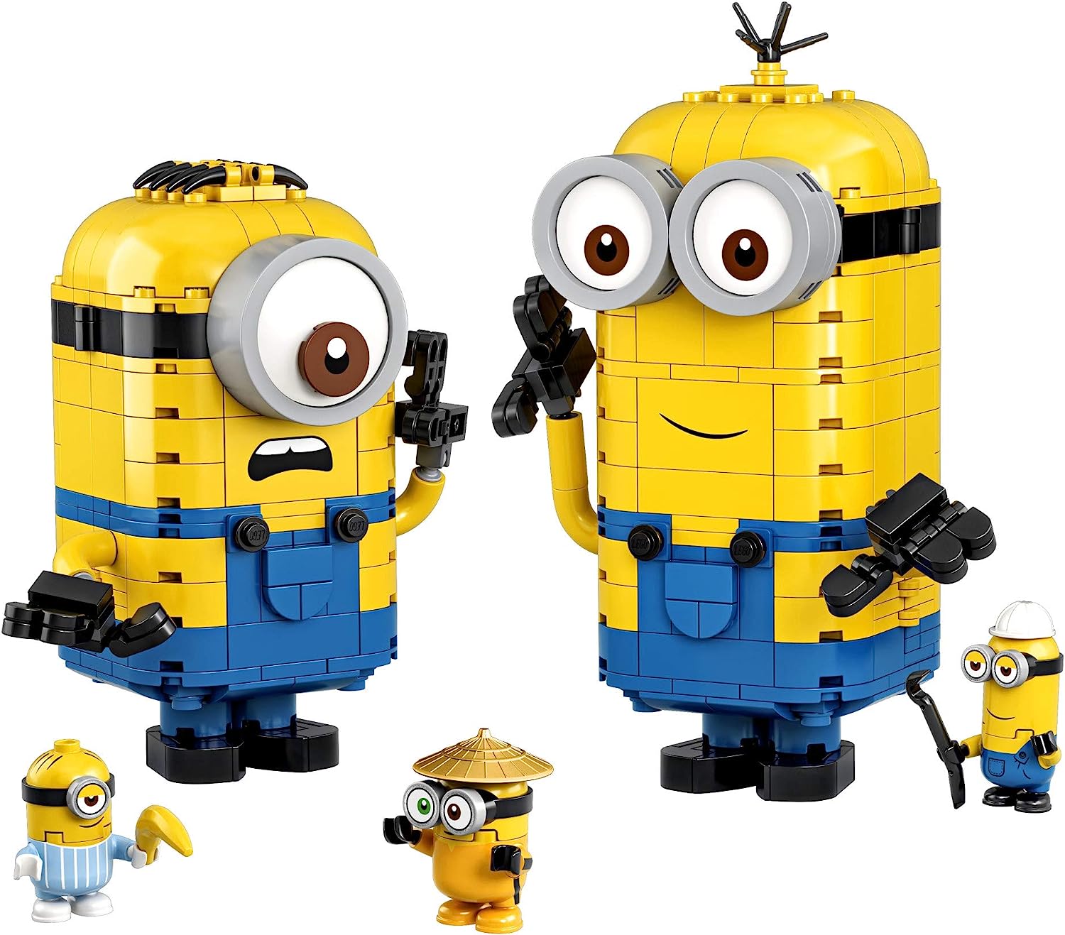 楽天市場 送料無料 レゴ ミニオンズ ミニオンと秘密基地 876ピース Lego Minions The Rise Of Gru ケビンとスチュアート ケビンをボブに作り替える 8歳以上 Angelica