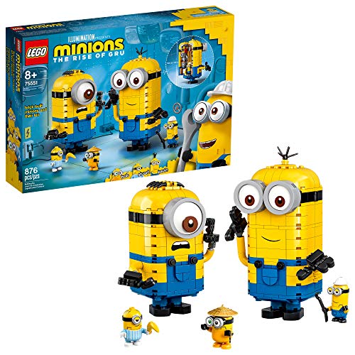 想像を超えての レゴ ミニオンズ ミニオンと秘密基地 876ピース Lego Minions The Rise Of Gru ケビンとスチュアート ケビンをボブに作り替える 8歳以上 Angelica 新しいコレクション Dialab Rs