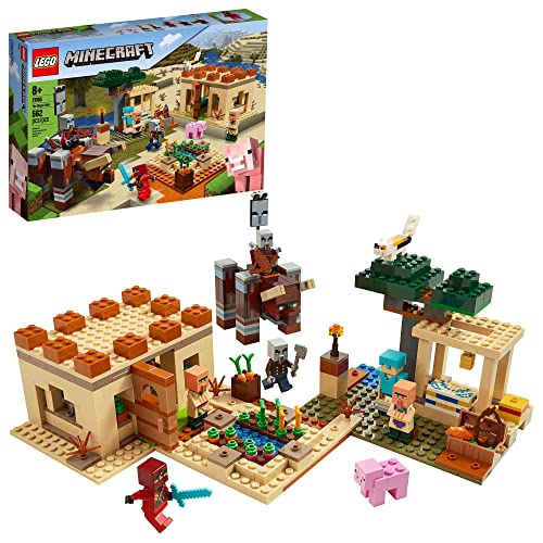 楽天市場 レゴ マインクラフト 送料無料 Lego Minecraft The Villager Raid Building Toy Action Playset For Boys And Girls Who Love Minecraft 562 Pieces レゴ マインクラフト Angelica