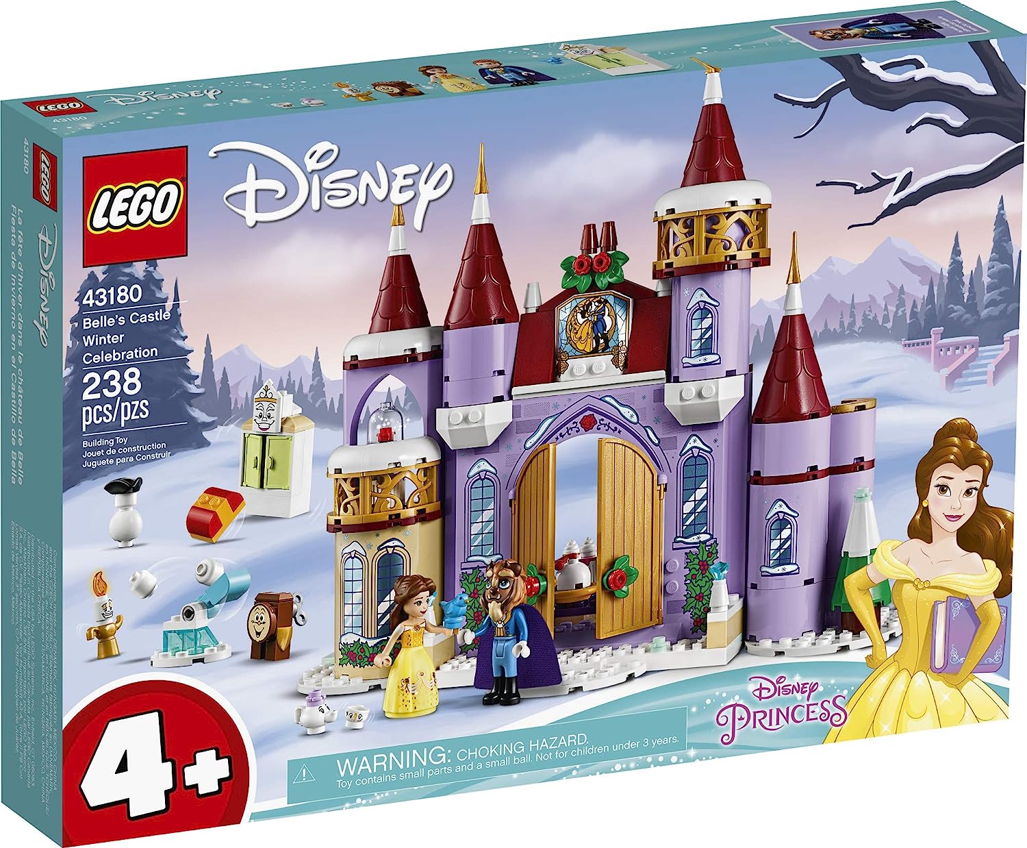 安い購入 レゴ ディズニープリンセス Lego Disney Belle S Castle Winter Celebration Disney Princess Building Kit Makes A Great Birthday For Kids Who Love Disney S Beauty And The Beast New 238 Piecesレゴ ディズニープリンセス