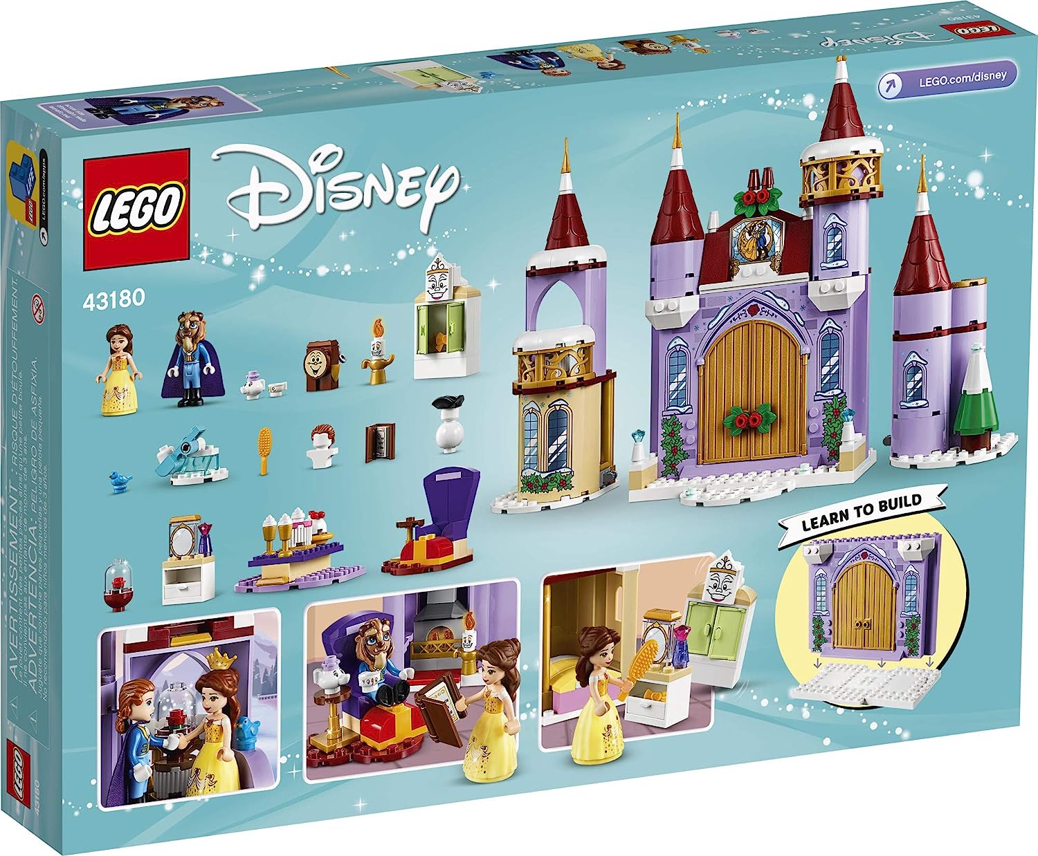 安い購入 レゴ ディズニープリンセス Lego Disney Belle S Castle Winter Celebration Disney Princess Building Kit Makes A Great Birthday For Kids Who Love Disney S Beauty And The Beast New 238 Piecesレゴ ディズニープリンセス