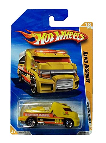 ホットウィール マテル ミニカー ホットウイール 2010 Hot Wheels 44ホットウィール Response Rapid 018  Yellow 240