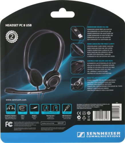 sennheiser pc 8 chat usb headphones