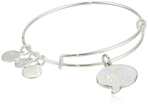 Seal限定商品 アレックスアンドアニ アメリカ アクセサリー ブランド かわいい Alex And Ani Women S Friends How You Doing Charm Bangle Shiny Silverアレックスアンドアニ アメリカ アクセサリー ブランド かわいい 無料長期保証 Aureaformacion Com