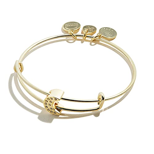 好評 アレックスアンドアニ アメリカ アクセサリー ブランド かわいい 送料無料 Alex And Ani Pave Moon Symbol Bead Bangle Bracelet Shiny Gold One Sizeアレックスアンドアニ アメリカ アクセサリー ブランド かわいい 人気ショップが最安値挑戦 Blog