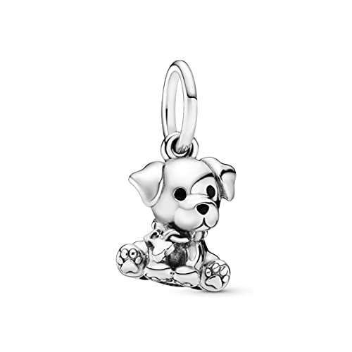 パンドラ ブレスレット チャーム アクセサリー ブランド PANDORA Labrador Puppy, Black Enamelパンドラ ブレスレット チャーム アクセサリー ブランド｜angelica