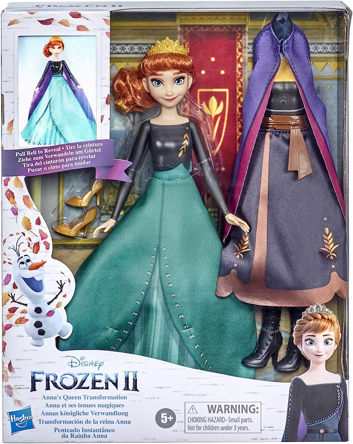 送料無料 アナと雪の女王 アナ雪 ディズニープリンセス フローズン Disney S Frozen 2 Anna S Queen Transformation Fashion Doll With 2 Outfits And 2 Hair Styles Toy Inspired By Disney S Frozenアナと雪の女王 アナ雪 ディズニープリンセス フローズン