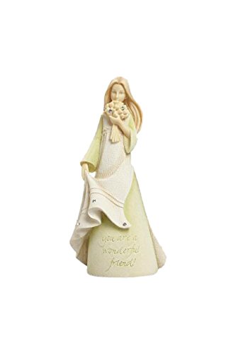 エネスコ Enesco 飾りつけ 室内装飾 外国で模範例 亜米利加 Foundations Friend Mini Stone Resin Figurine, 4.53”エネスコ Enesco 飾りつけ 室内装飾 外国で模範例 亜米利加