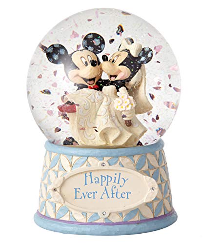 送料無料 エネスコ Enesco ミッキー ミニー ウェディングスノーグローブ Happily Ever After インテリア ディズニートラディション ジム ショア 約16センチ Onpointchiro Com