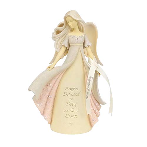 送料込 エネスコ Enesco 置物 インテリア 海外モデル アメリカ 送料無料 Enesco Foundations 50th Birthday Angel Figurine 7 6 Inch Multicolorエネスコ Enesco 置物 インテリア 海外モデル アメリカ 超人気 Lexusoman Com