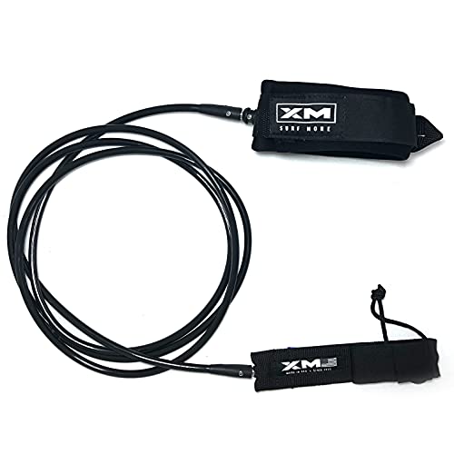 【楽天市場】サーフィン リーシュコード マリンスポーツ XM SURF MORE Knee/Calf Surfboard Leash 9ft., Big Wave Cord Thickness