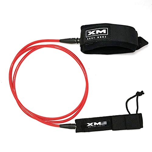 【楽天市場】サーフィン リーシュコード マリンスポーツ XM SURF MORE Knee/Calf Surfboard Leash 10ft., COMP Cord Thickness