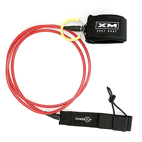 【楽天市場】サーフィン リーシュコード マリンスポーツ XM SURF MORE Regular 7ft Surfboard Leash with Power Clip Quick