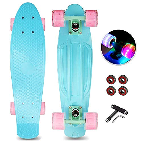 安心の定価販売 スタンダードスケートボード スケボー 海外モデル 直輸入 送料無料 Jaoul Cruiser Skateboard For Girls Kids Ages 6 12 Complete Skate Board 22 Inch Mini Standard Skateboardスタンダードスケートボード スケボー 海外モデル 直輸入 予約販売