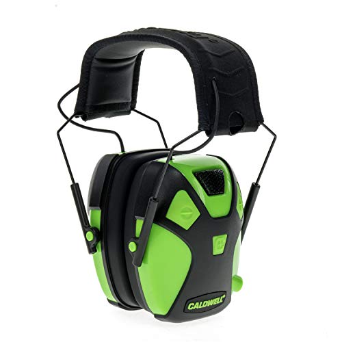 年最新海外 イヤーマフ シューティング ハンティング サバイバルゲーム サバゲー Caldwell E Max Pro Youth Neon Green Low Profile Electronic 23 Nrr Hearing Protection With Sound Amイヤーマフ シューティング ハンティング サバイバルゲーム サバゲーw