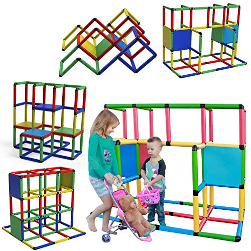 ジャングルジム ブランコ 屋内・屋外遊び 幼児 小学生 Funphix Classic 316 Piece Construction Toy Set - Building Play-Structures for Indoors Outdoors - Fun Educational Learning Toysジャングルジム ブランコ 屋内・屋外遊び 幼児 小学生