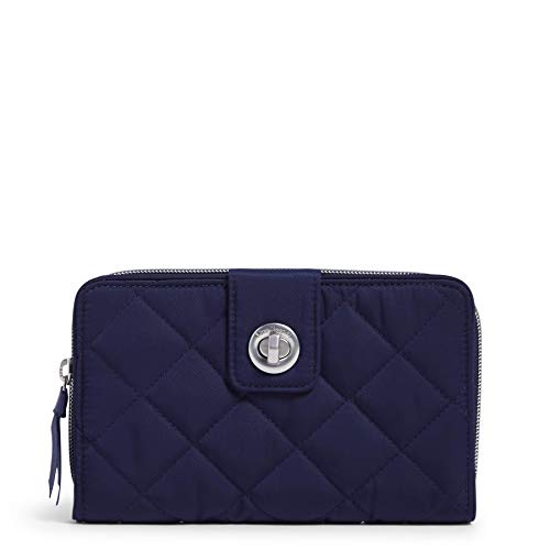 ヴェラブラッドリー ベラブラッドロバート・エドワード・リー 亜米利加 日本未発売 紙入れ Vera Bradley Women\u0027s Performance Twill Turnlock Wallet With RFID Protection, Classic Navy, One Sizeヴェラブラッドリー ベラブラッドロバート・エドワード・リー 亜米利加 日本未発売 紙入れ