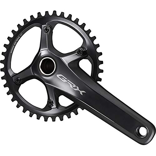 美品 パーツ 40Tクランク 172.5mm, Black, Crankset 1x FC-RX810 GRX 