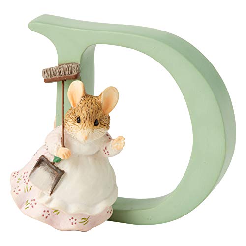 エネスコ Enesco 飾りつけ 室内装飾 外国で模範例 亜米利加 Enesco Beatrix Potter Alphabet Collection Letter D Hunca Munca Sweeping Figurine, 2.64 Inch, Multicolorエネスコ Enesco 飾りつけ 室内装飾 外国で模範例 亜米利加