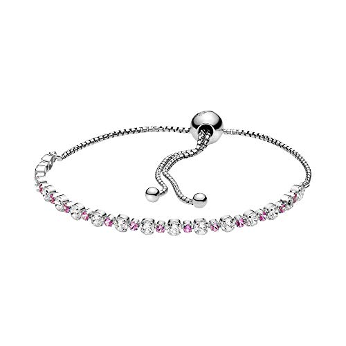 期間限定特価 パンドラ ブレスレット アクセサリー ブランド かわいい 送料無料 Pandora Pink Clear Sparkle Slider Braceletパンドラ ブレスレット アクセサリー ブランド かわいい 高級感 Haden Sa