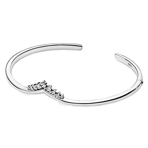 安心の定価販売 楽天市場 パンドラ ブレスレット アクセサリー ブランド かわいい 送料無料 Pandora Jewelry Tiara Wishbone Cubic Zirconia Bracelet In Sterling Silver 6 9 パンドラ ブレスレット アクセサリー ブランド かわいい Angelica アウトレット