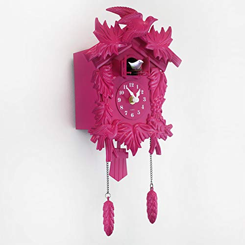 カッコー時辰儀 室内装飾 飾りつけ時辰儀 外国でひな形 亜米利加 WALPLUS Chiming Classic Pink Cuckoo Wall Clock Hanging Bird Clock Home Decor Christmas Clock Giftsカッコー時辰儀 室内装飾 飾りつけ時辰儀 外国でひな形 亜米利加