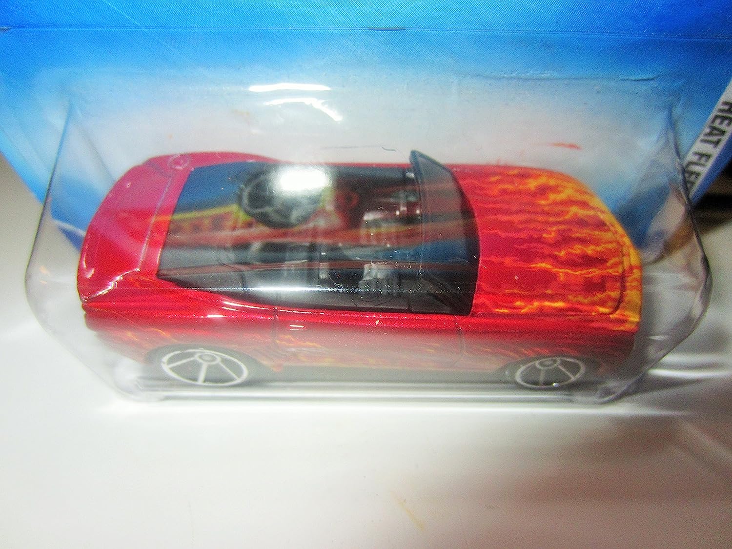 ホットウィール マテル ミニカー ホットウイール 【送料無料】HOT WHEELS 2009 '09 HEAT FLEET 2010 '10 06 OF 10 CAMARO CONVERTIBLE CONCEPT RED WITH FLAMES 122/190ホットウィール マテル ミニカー ホットウイール