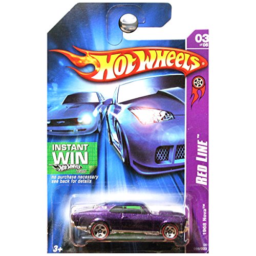 人気定番の 激安卸販売新品 ホットウィール マテル ミニカー ホットウイール Hot Wheels Mattel 2007 1:64 Scale Purple 1968 Nova Red Line Die Cast Carホットウィール catalejocorp.cl catalejocorp.cl