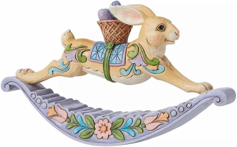 超大特価 エネスコ Enesco 置物 インテリア 海外モデル アメリカ 送料無料 Jim Shore Heartwood Creek Easter Bunny Rabbit On Rocker Figurine エネスコ Enesco 置物 インテリア 海外モデル アメリカ 送料無料 Bonusvulkanvegasde Hotelecogouabo Com