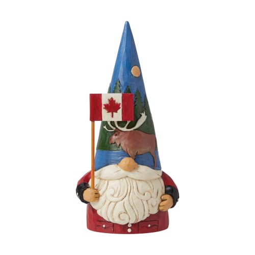 エネスコ Enesco カナダの小びと 「O Canada, My Gnome Forever」 ジム・ショア ハートウッドクリーク ノームアラウンドザワールドコレクション 約14浪花節的 6008763 図形 室内装飾 飾りつけ 軍旗