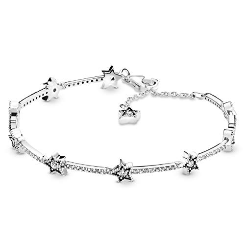 在庫限り パンドラ ブレスレット アクセサリー ブランド かわいい 送料無料 Pandora Jewelry Celestial Stars Cubic Zirconia Bracelet In Sterling Silver 6 3 パンドラ ブレスレット アクセサリー ブランド かわいい 公式の Www Bluewaterhomecare Com