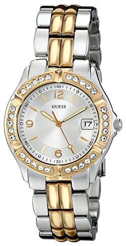 ウオッチ ゲス GUESS レディース U0026L1 GUESS Silver + Gold-Tone Bracelet Watch with Date Feature. Color: Silver/Gold-Tone (Model: U0026L1)ウオッチ ゲス GUESS レディース U0026L1