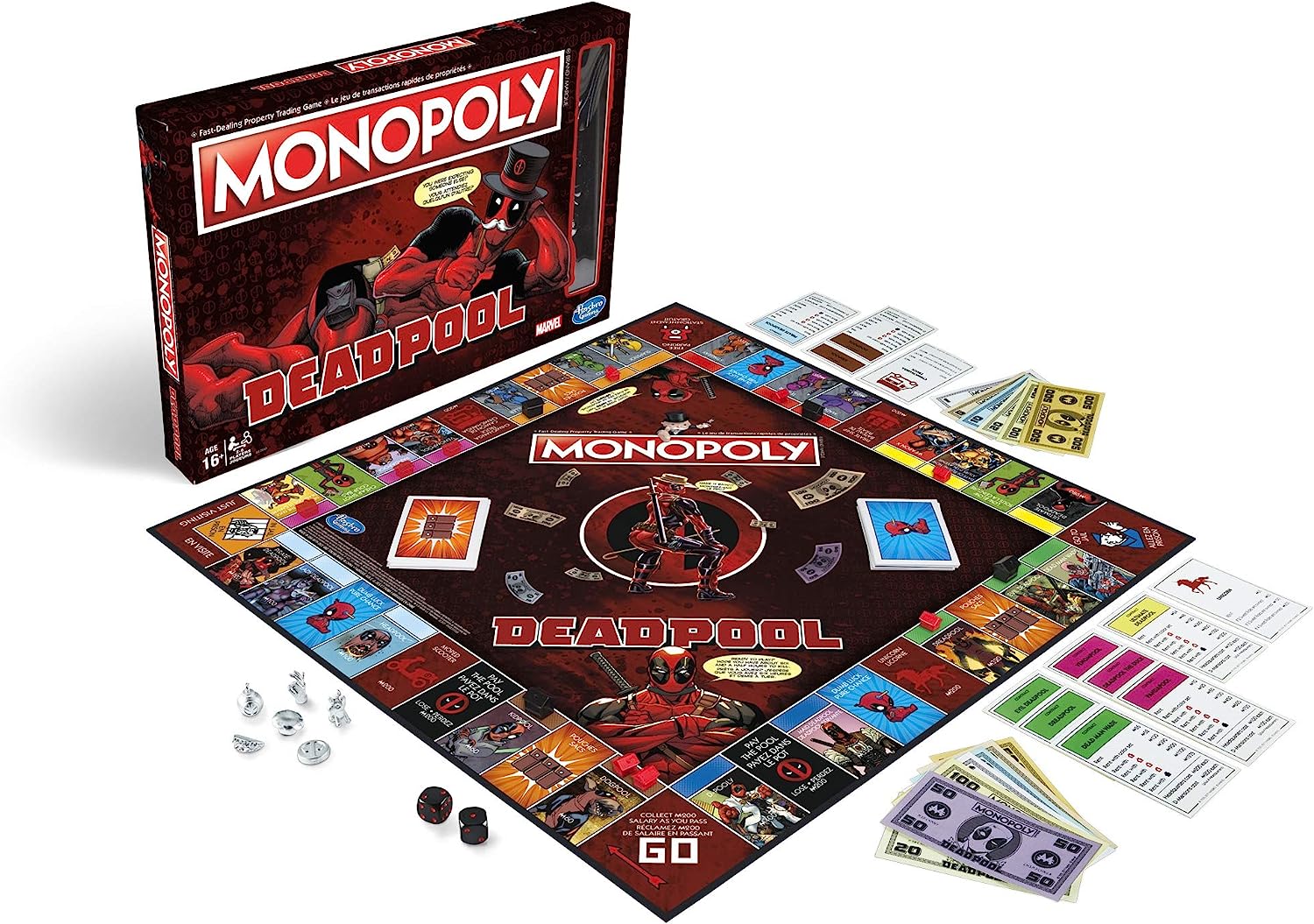 Sale 58 Off Monopoly ボードゲーム アメリカ 英語 Editionボードゲーム 海外ゲーム Game Marvel Deadpool ファミリートイ ゲーム