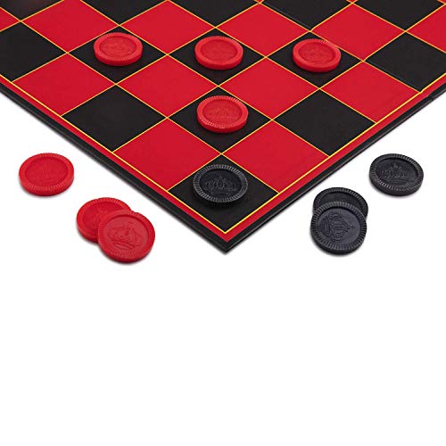 ゲーム盤競り合い 英語 亜米利加 外国で競り合い HI-Q Checkers \u0026 Tic-Tac-Toe Board Game Set ? Classic Strategy for Kids \u0026 Family ? Features Interlocking Stacking Pieces \u0026 Folding Board ? Ages 6+ゲーム盤競り合い 英語 亜米利加 外国で競り合い