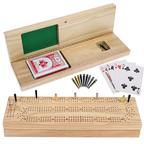 絶対一番安い ボードゲーム 英語 アメリカ 海外ゲーム We Games Cabinet Cribbage Set Solid Wood Continuous 3 Track Board With Easy Grip Pegs Cards And Storage Areaボードゲーム 英語 アメリカ 海外ゲーム 即日出荷 Www Globalart In