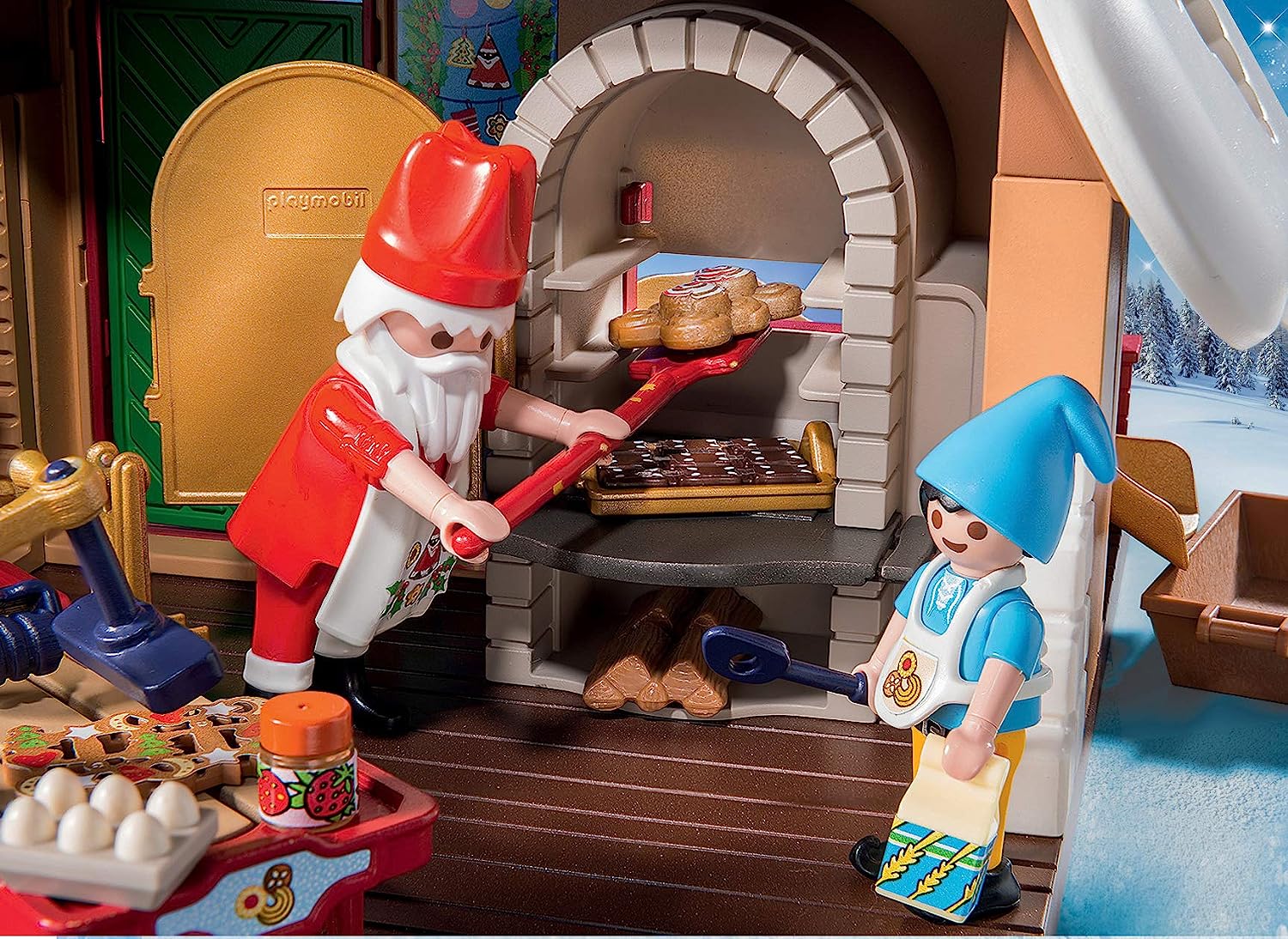 playmobil christmas bakery with cookie cutters