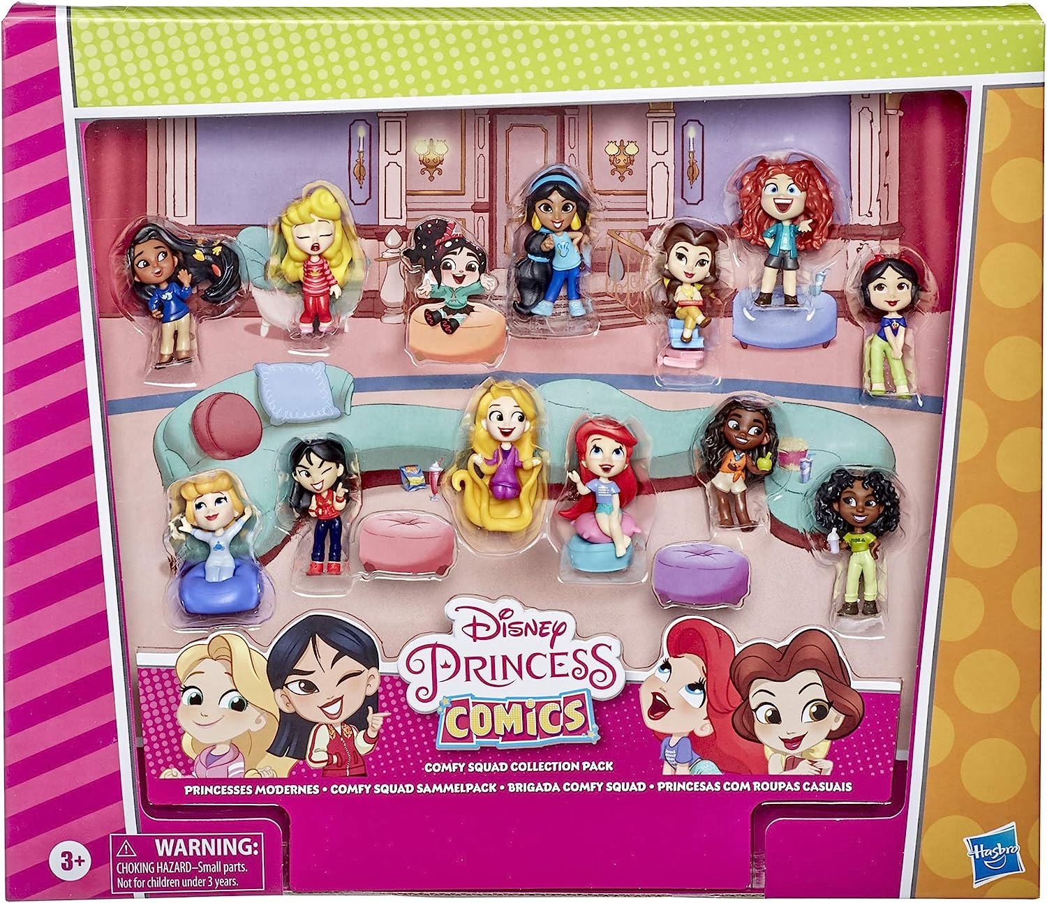 高い素材 ディズニープリンセス Disney Princess Comics Minis Comfy Squad Collection Pack 12 Dolls Collectable Toy For Girls 3 Years And Upディズニープリンセス New限定品 Www Bmik Hu