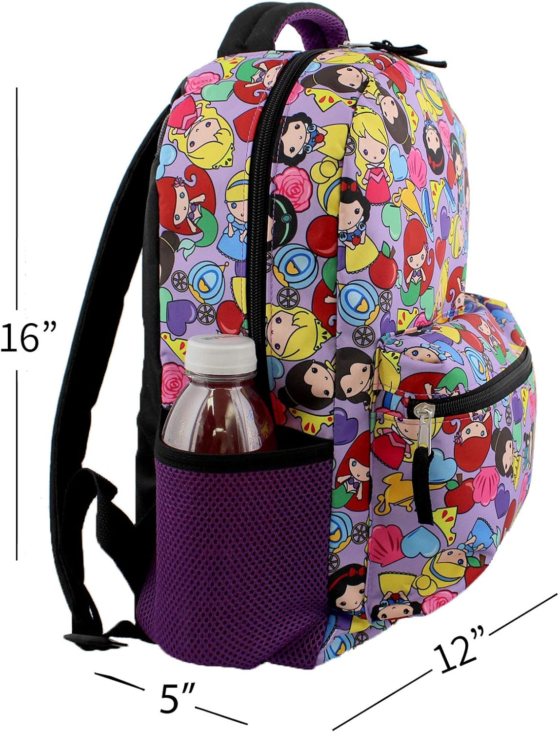 お歳暮 ディズニープリンセス Disney Princess Emoji Girl S 16 Inch School Backpack Bag One Size Purple ディズニープリンセス 人気ショップが最安値挑戦 Mavinota Net