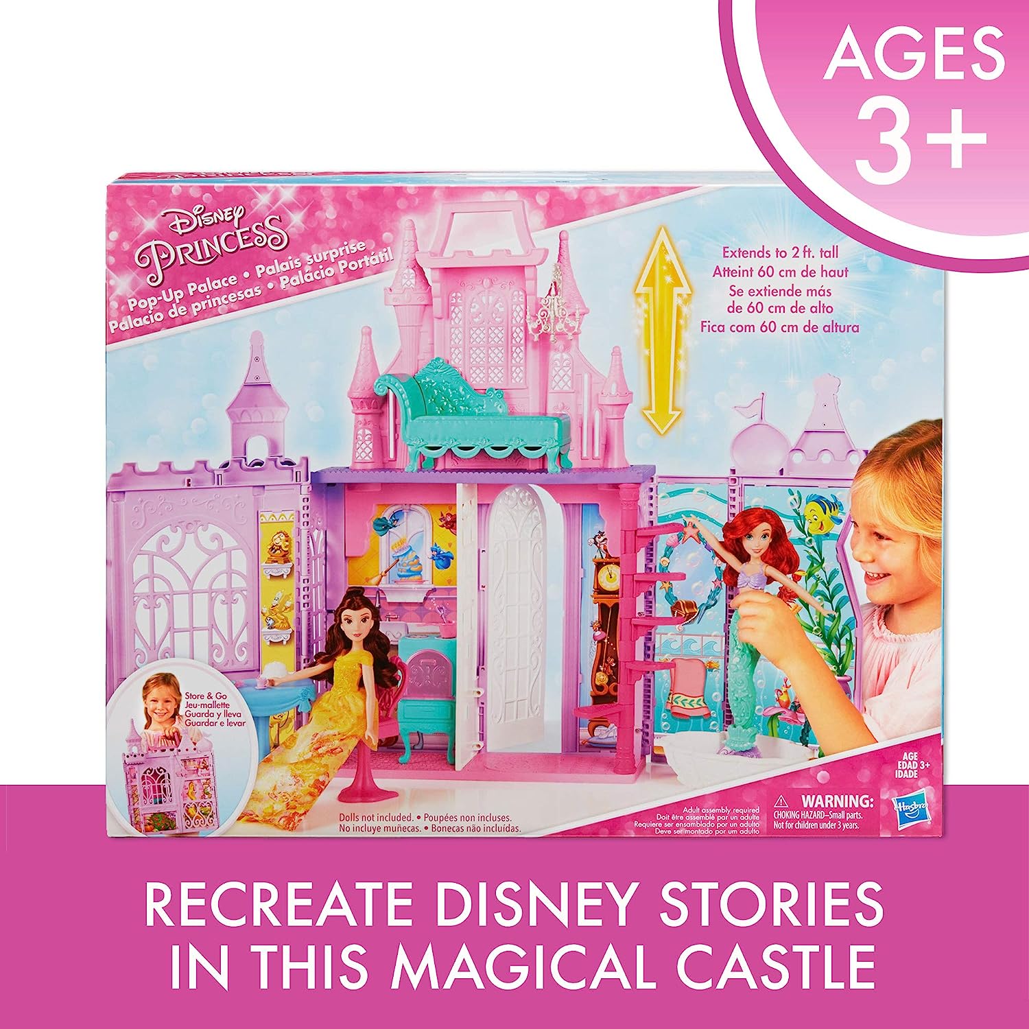 激安の ディズニープリンセス Disney Princess Pop Up Palace Castle Playset With Handle And 13 Accessories 5 Rooms 2 Feet Tallディズニープリンセス Angelica 予約販売品 Neostudio Ge