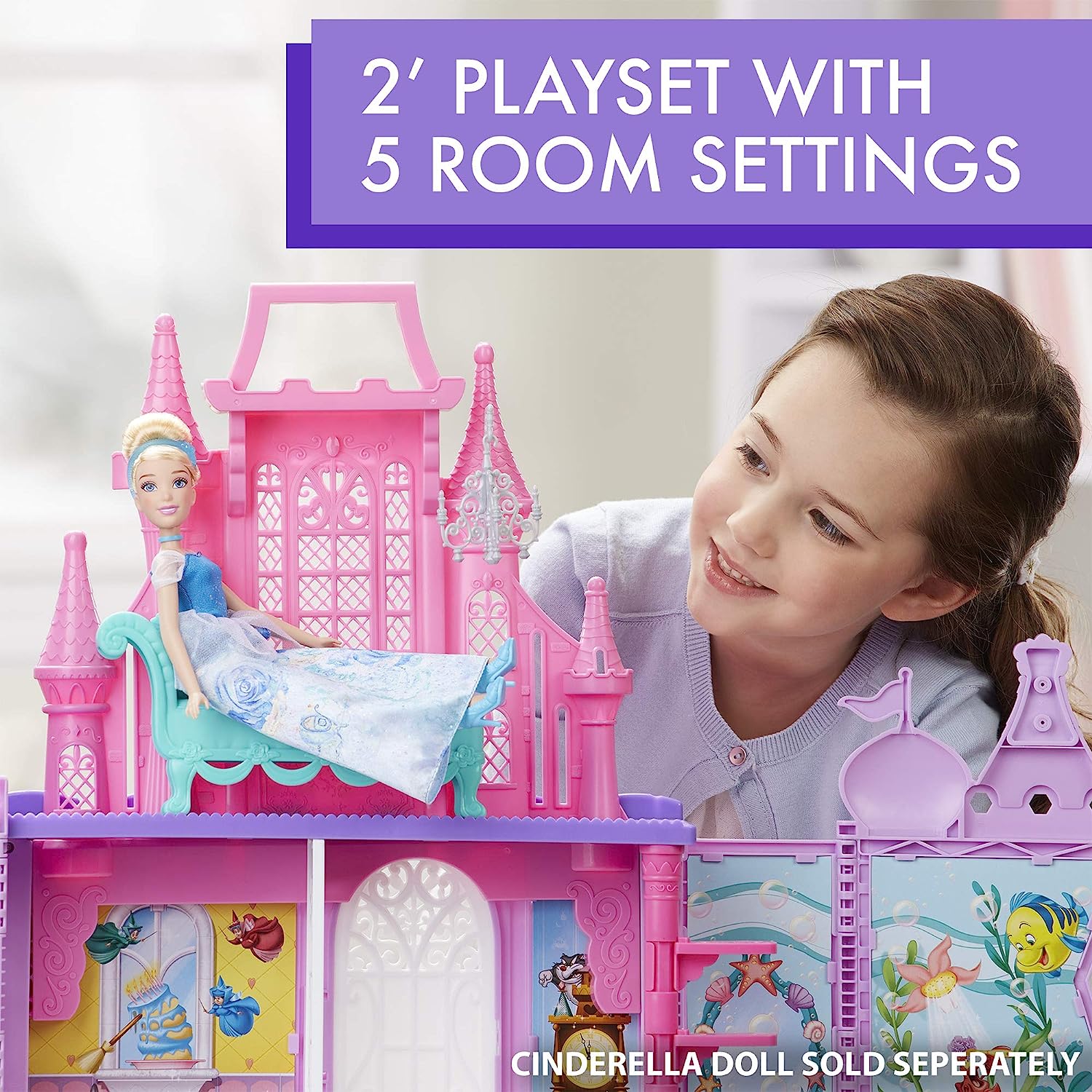 激安の ディズニープリンセス Disney Princess Pop Up Palace Castle Playset With Handle And 13 Accessories 5 Rooms 2 Feet Tallディズニープリンセス Angelica 予約販売品 Neostudio Ge