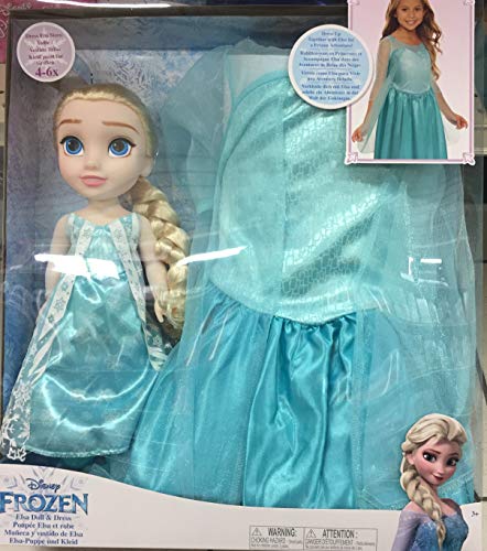 新品即決 アナと雪の女王 アナ雪 ディズニープリンセス フローズン Disney Frozen Elsa Doll And Girls S Dress Size 4 6xアナと雪の女王 アナ雪 ディズニープリンセス フローズン 信頼 Azurpiscines68 Fr