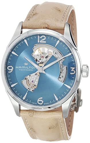 ウォッチ ハミルトン メンズ Hamilton Jazzmaster Open Heart Automatic Men\u0027s Watch, 42粍 Stainless Steel Case, Swiss Made, Blue Dial Analog Wrist Watch for Men, 50m Waterproof, Sapphire Crystal, 3-Hand Movement, Strapウォッチ ハミルトン メンズ