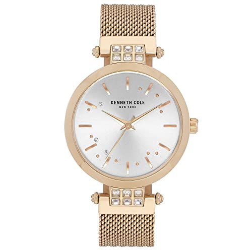 早割クーポン 腕時計 ケネスコール ニューヨーク Kenneth Cole New York レディース Kenneth Cole Women S Crystal Mesh Kc Gold Stainless Steel Quartz Dress Watch腕時計 ケネスコール ニューヨーク Kenneth Cole New York レディース 正規品