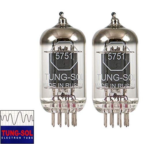 無意味さ管 ギター・軍事基地 アンプリファイアー 外国で インポート TubeDepot Pair of Tung-Sol 5751 New Production Preamp Vacuum Tubes無意味さ管 ギター・軍事基地 アンプリファイアー 外国で インポート