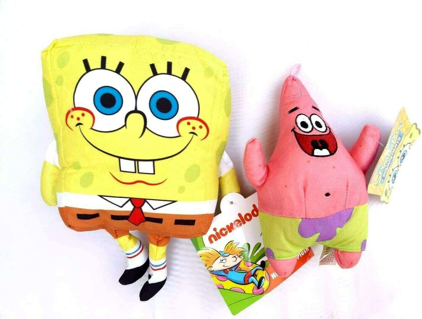 お1人様1点限り スポンジボブ カートゥーンネットワーク Spongebob キャラクター アメリカ限定多数 Spongebob And Patrick Stuffed Figure Plush Doll Toy Set Gift Kids Boys Girlsスポンジボブ カートゥーンネットワーク Spongebob キャラクター アメリカ限定多数