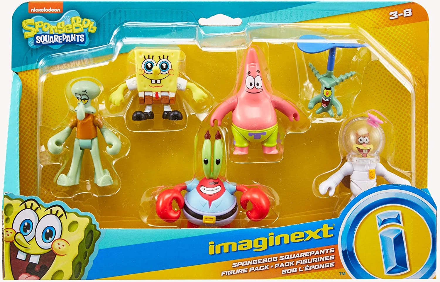 楽天市場 スポンジボブ カートゥーンネットワーク Spongebob キャラクター アメリカ限定多数 送料無料 Fisher Price Imaginext Spongebob Figure 6 Pack For Kids 3 Years Amazon Excスポンジボブ カートゥーンネットワーク Spongebob キャラクター アメリカ限定