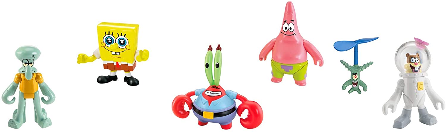 楽天市場 スポンジボブ カートゥーンネットワーク Spongebob キャラクター アメリカ限定多数 送料無料 Fisher Price Imaginext Spongebob Figure 6 Pack For Kids 3 Years Amazon Excスポンジボブ カートゥーンネットワーク Spongebob キャラクター アメリカ限定