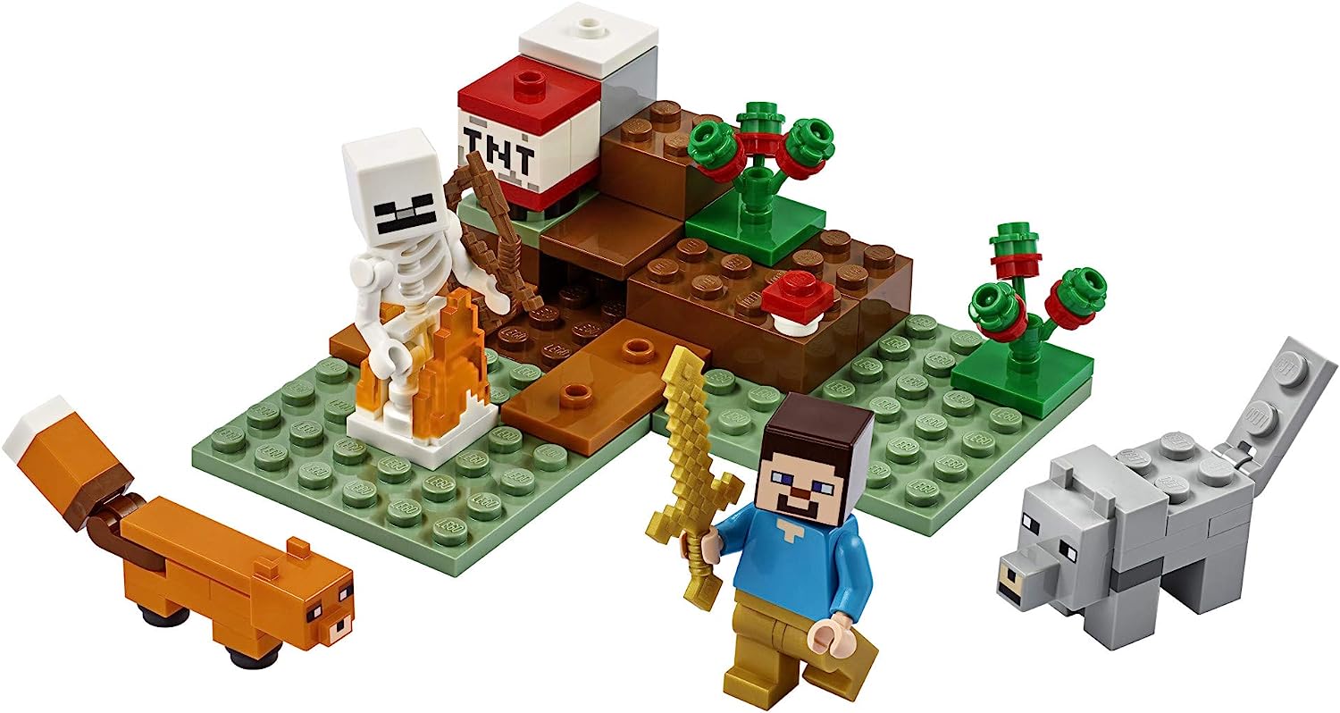 楽天市場 レゴ マインクラフト 送料無料 Lego Minecraft The Taiga Adventure Brick Building Toy For Kids Who Love Minecraft And Imaginative Play 74 Pieces レゴ マインクラフト Angelica