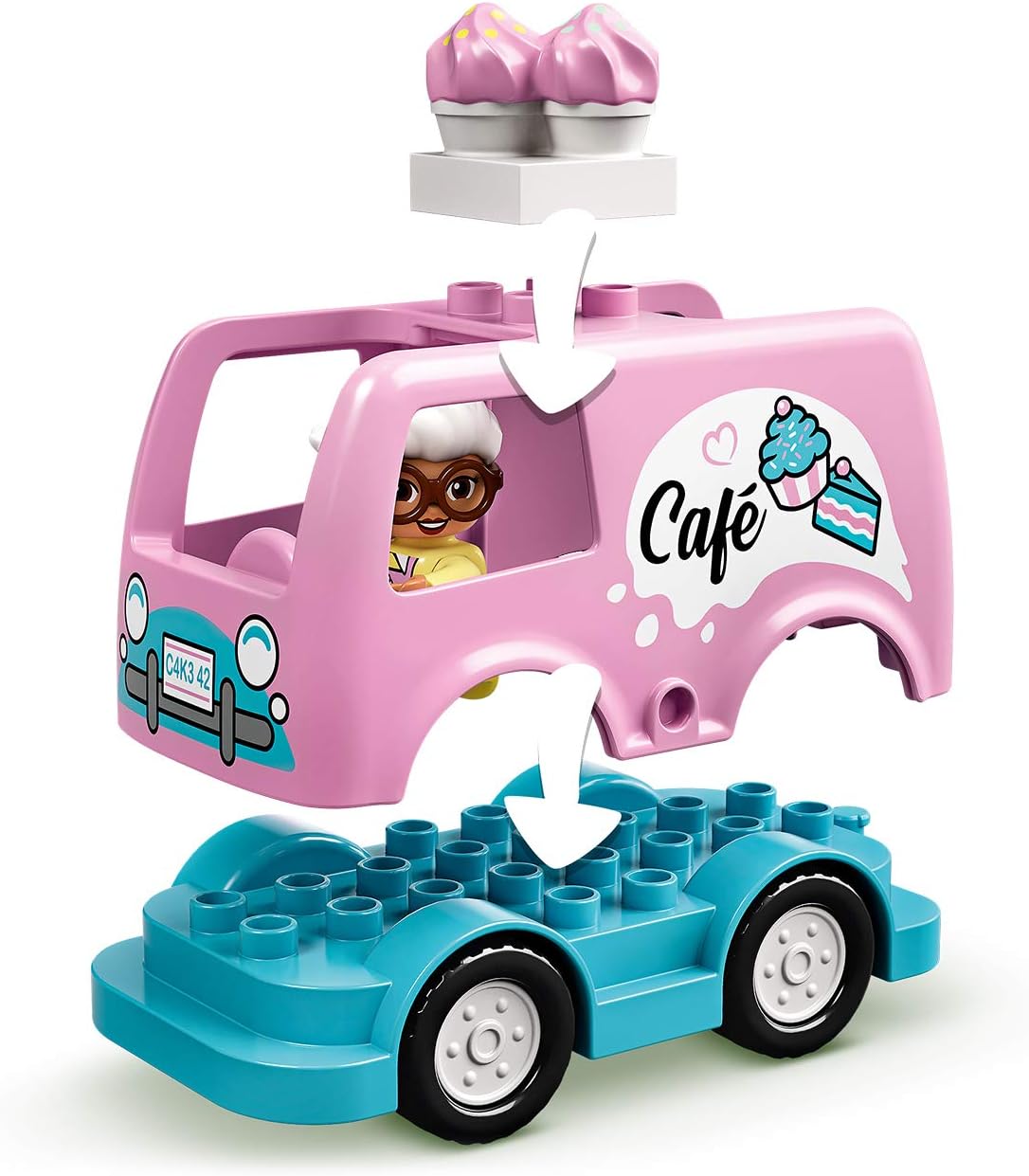 正規店仕入れの レゴ デュプロ Lego Duplo Town Bakery Playset With Cafe Van Cakes And Cupcakes Large Bricks For Toddlers 2 Year Oldレゴ デュプロ Angelica 日本製 Neostudio Ge